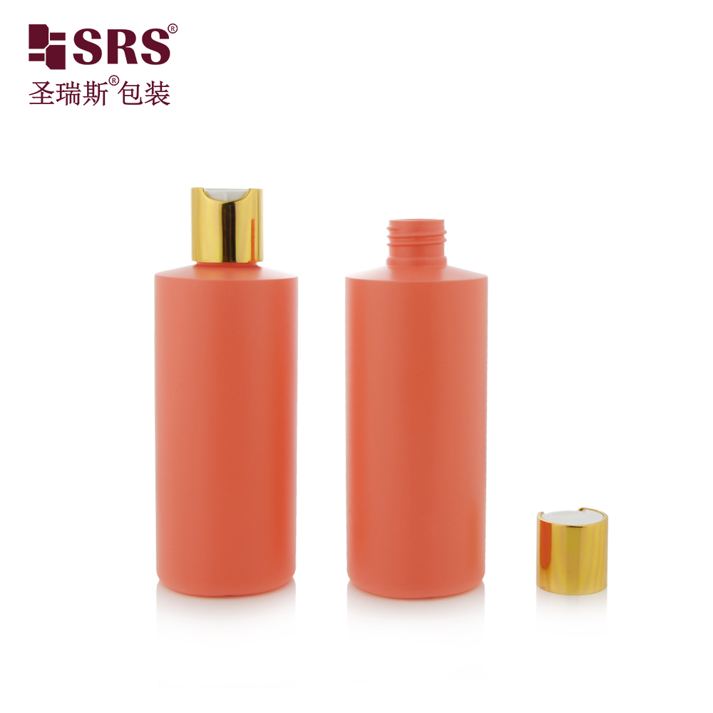 Wholesale 250ml PET Bottle Durable Empty Plastic Lotion Packaging Bottle with Swing Cover