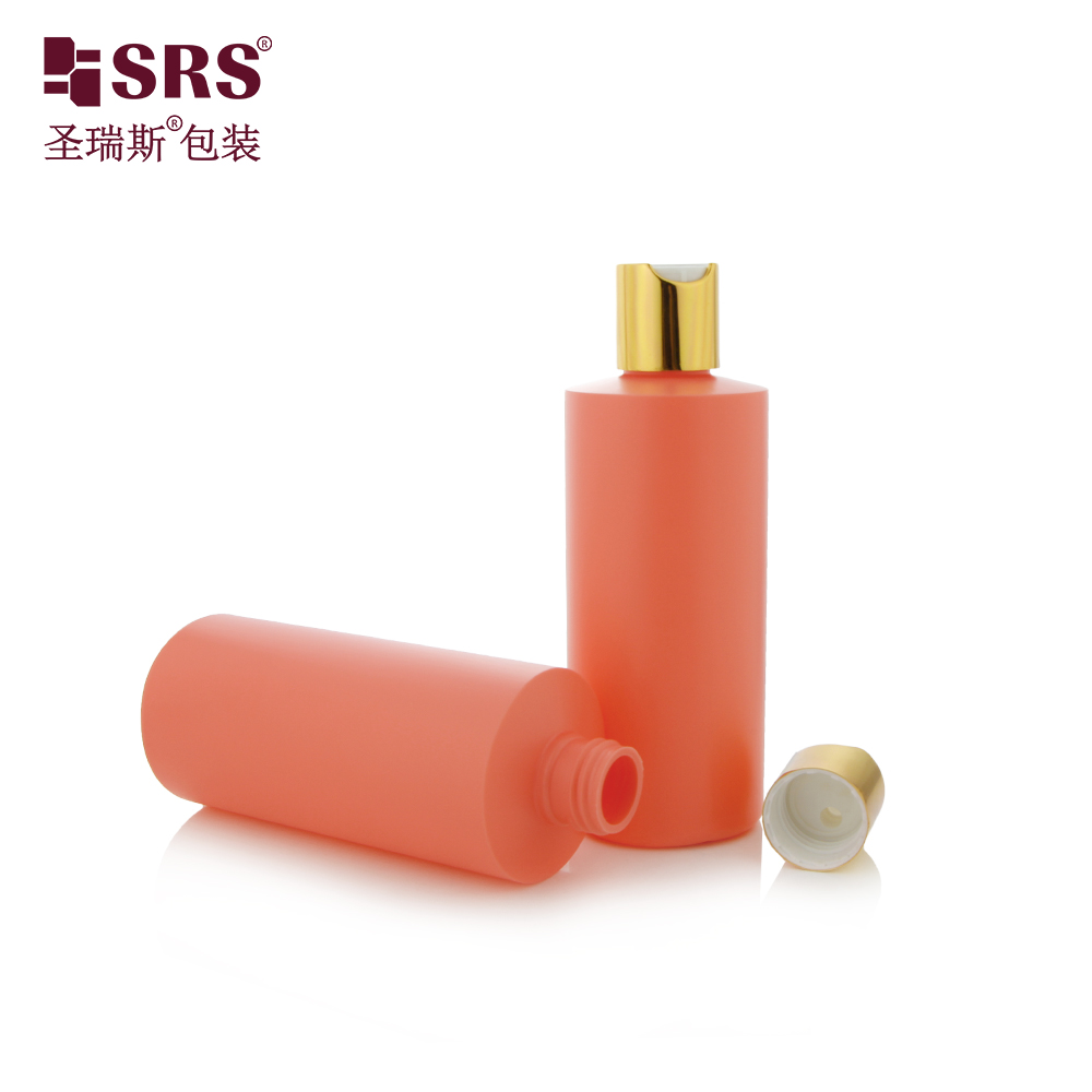 Wholesale 250ml PET Bottle Durable Empty Plastic Lotion Packaging Bottle with Swing Cover