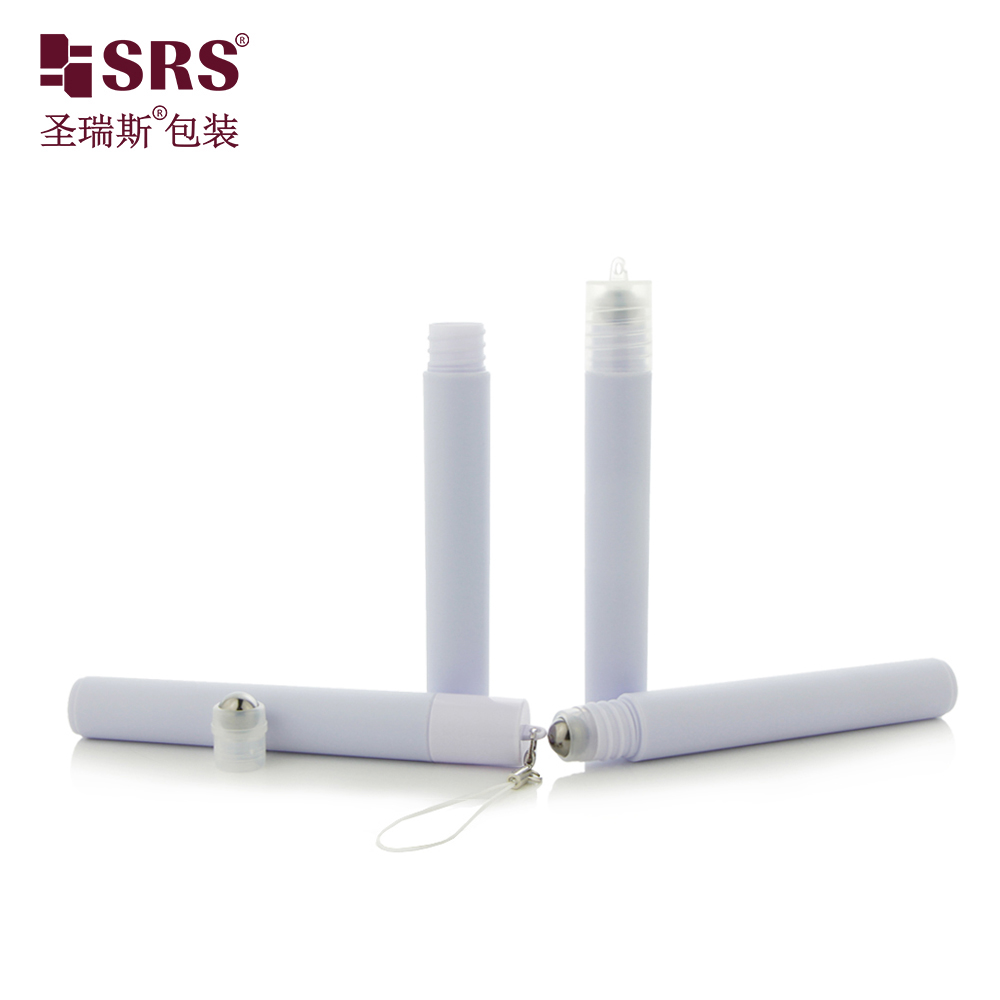Fresh Custom Color Eye Care Massage Steel Roller Ball Bottle 10ml with Hook Caps