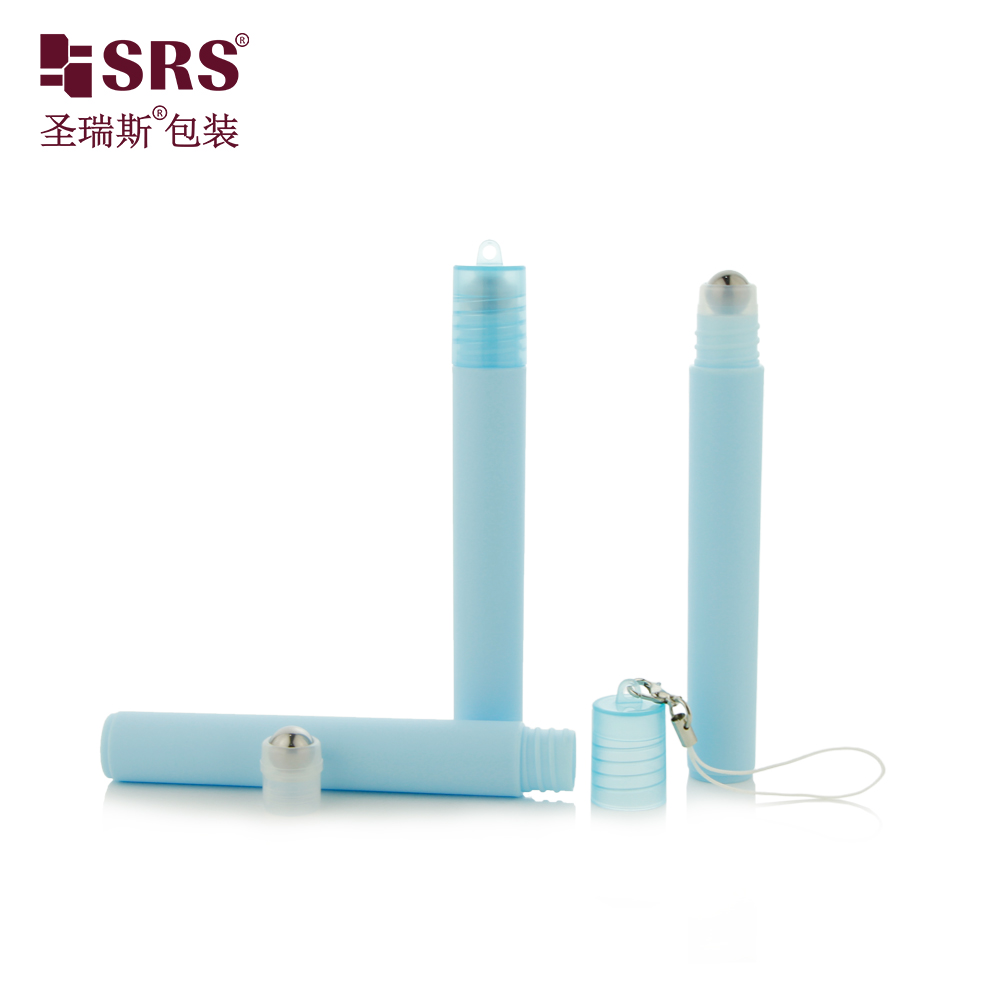 Fresh Custom Color Eye Care Massage Steel Roller Ball Bottle 10ml with Hook Caps