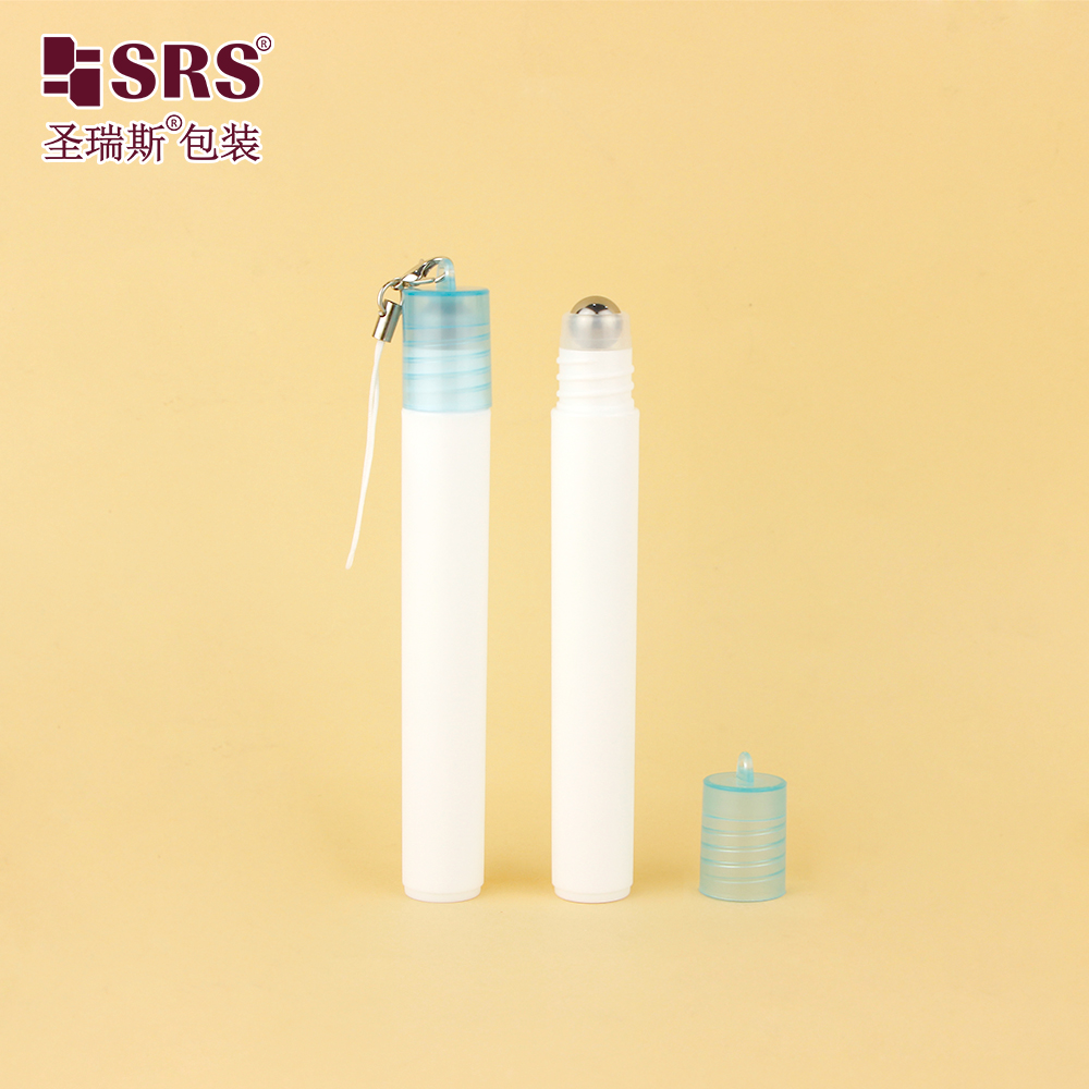 Fresh Custom Color Eye Care Massage Steel Roller Ball Bottle 10ml with Hook Caps