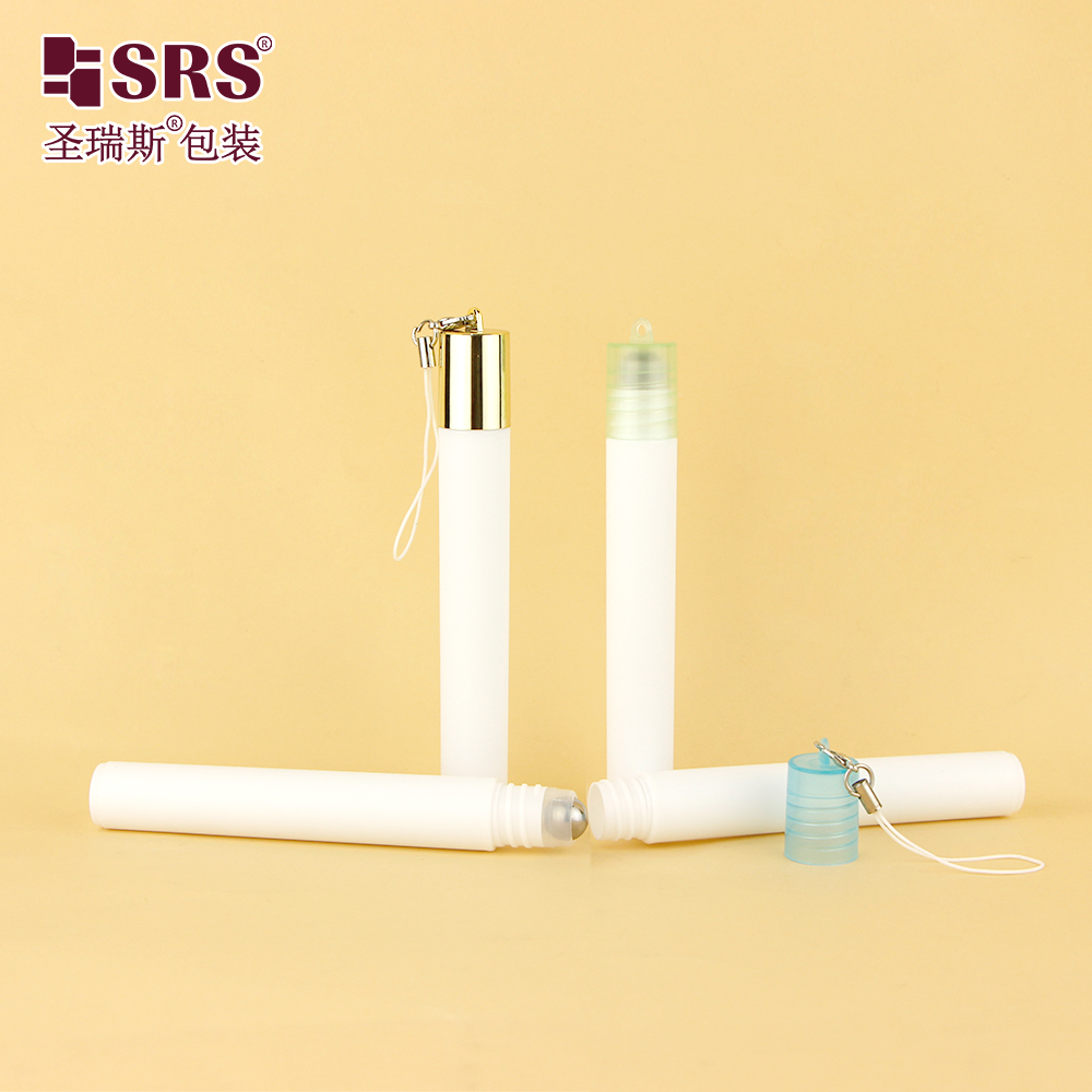 Fresh Custom Color Eye Care Massage Steel Roller Ball Bottle 10ml with Hook Caps
