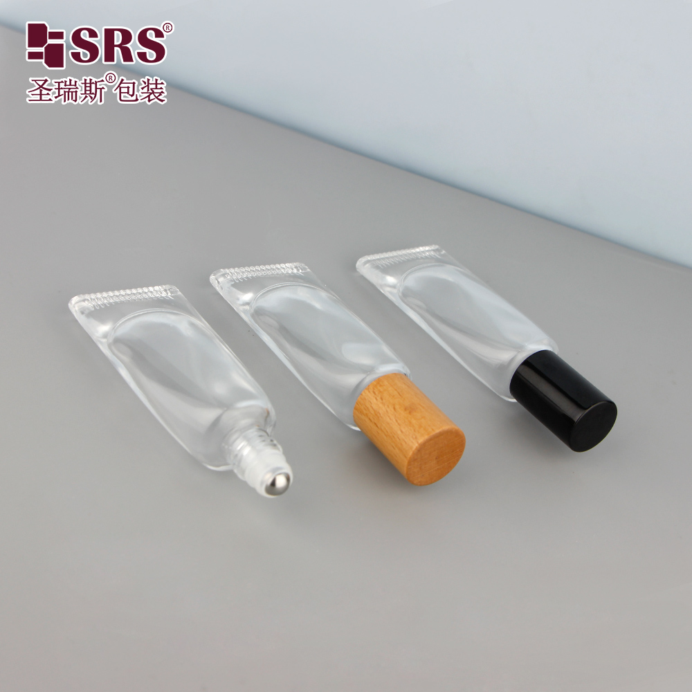 Custom Glass Roll on Perfume Skincare 10ml Essence Oil Roller Bottle with Frost Surface for Lip