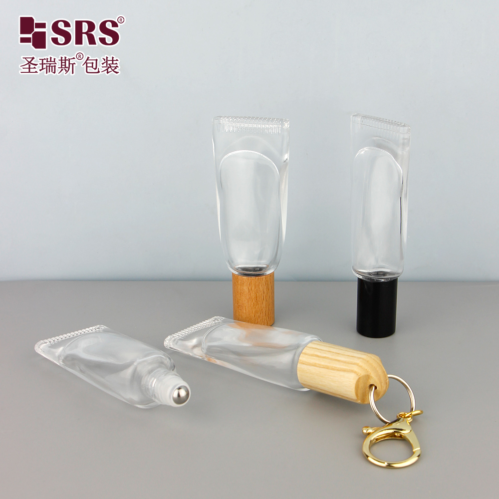 Custom Glass Roll on Perfume Skincare 10ml Essence Oil Roller Bottle with Frost Surface for Lip