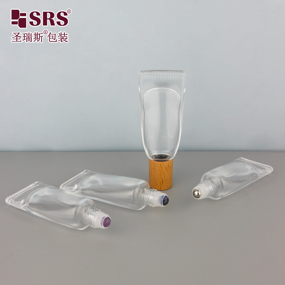 Custom Glass Roll on Perfume Skincare 10ml Essence Oil Roller Bottle with Frost Surface for Lip