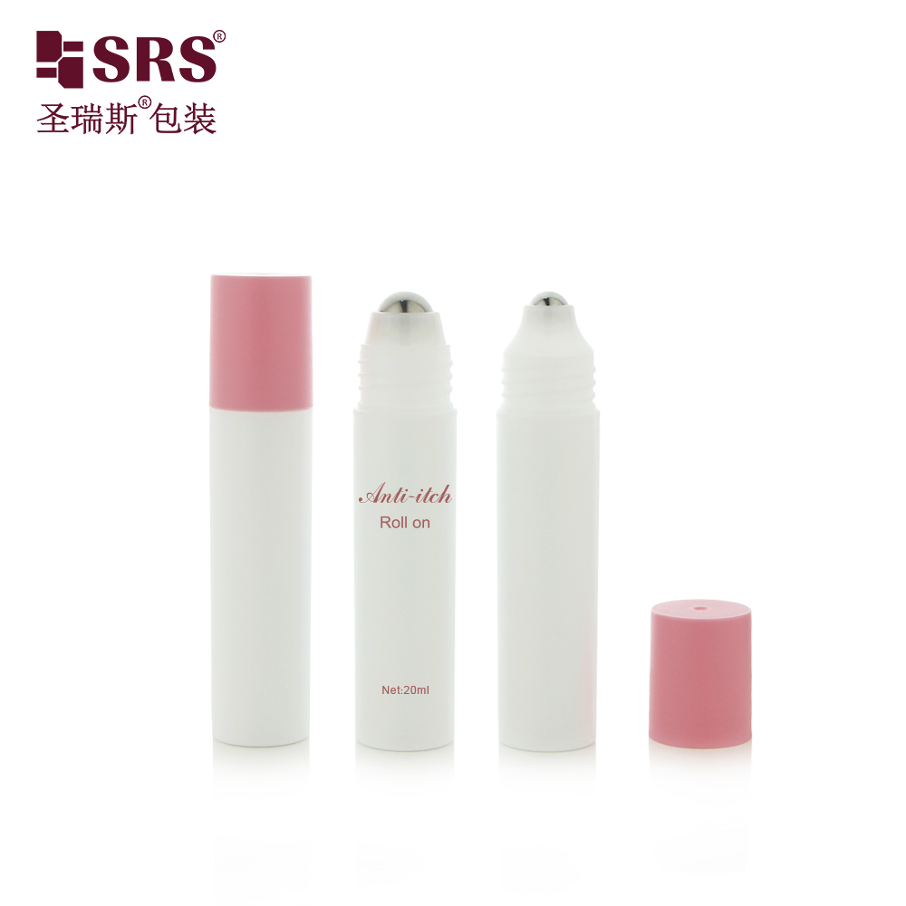 New Product Flat Bottom Flat Cap Wholesale Roll on Deodorant Plastic Roll on Bottle