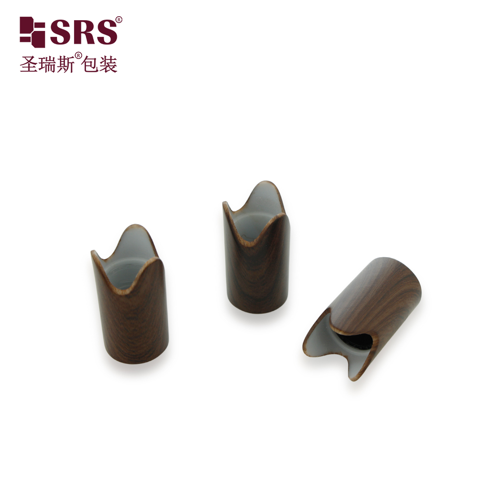 Unique Cap Roll on Bottle Cosmetic Packaging 10ml Amber PET Roller Travel Bottle