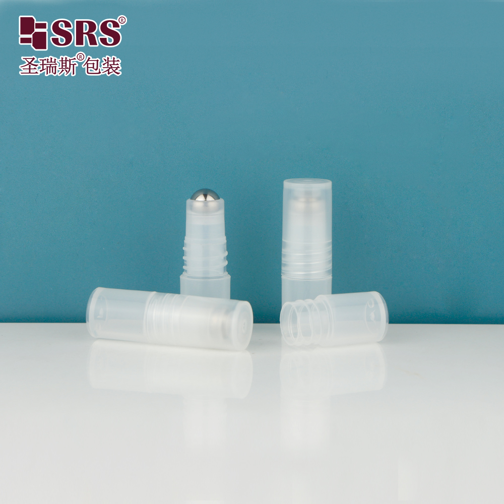 2.5ml Free Sample Mini Roll on Bottle Empty Eye Serum Roller Applicator Packaging