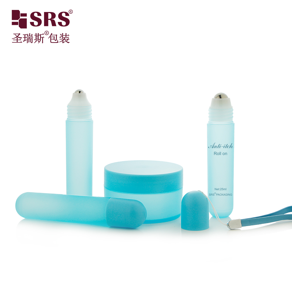 New Arrivals Translucent Pink Green Blue Purple SRSQ 100g PP PCR Cosmetics Jar