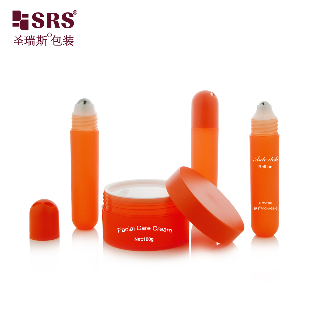 Premium 25ml Custom Empty Plastic Roller Ball Deodorant Container Packaging Luxury Roll on Bottle