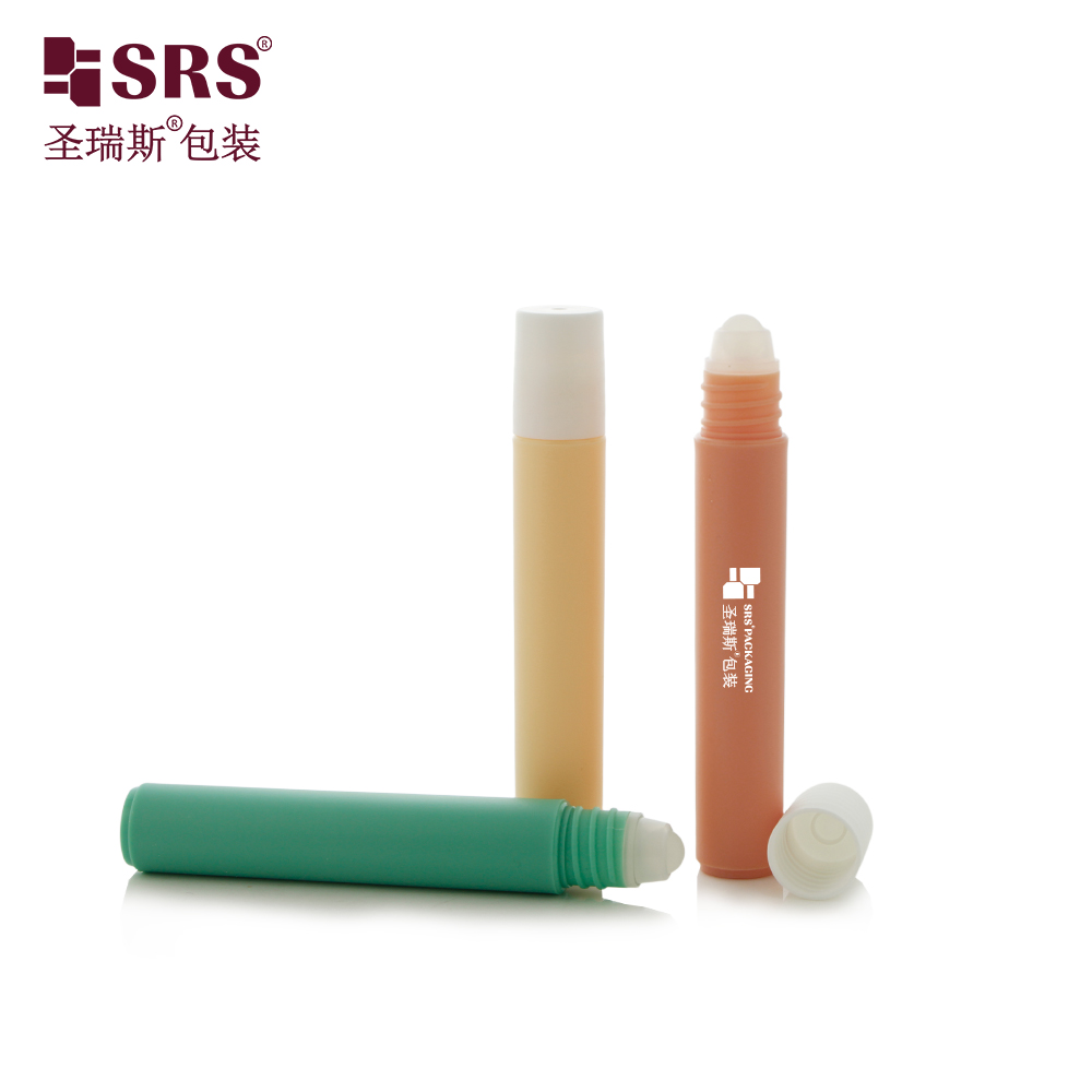 Wholesale PP Plastic 8ml Frosted Empty Roll on Bottle Perfume Roller Applicator