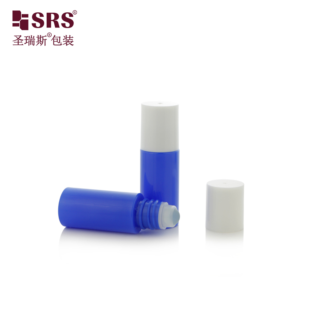 Hot Sale 15ml Durable PET Roll on Bottle Empty Perfume Oil Container 