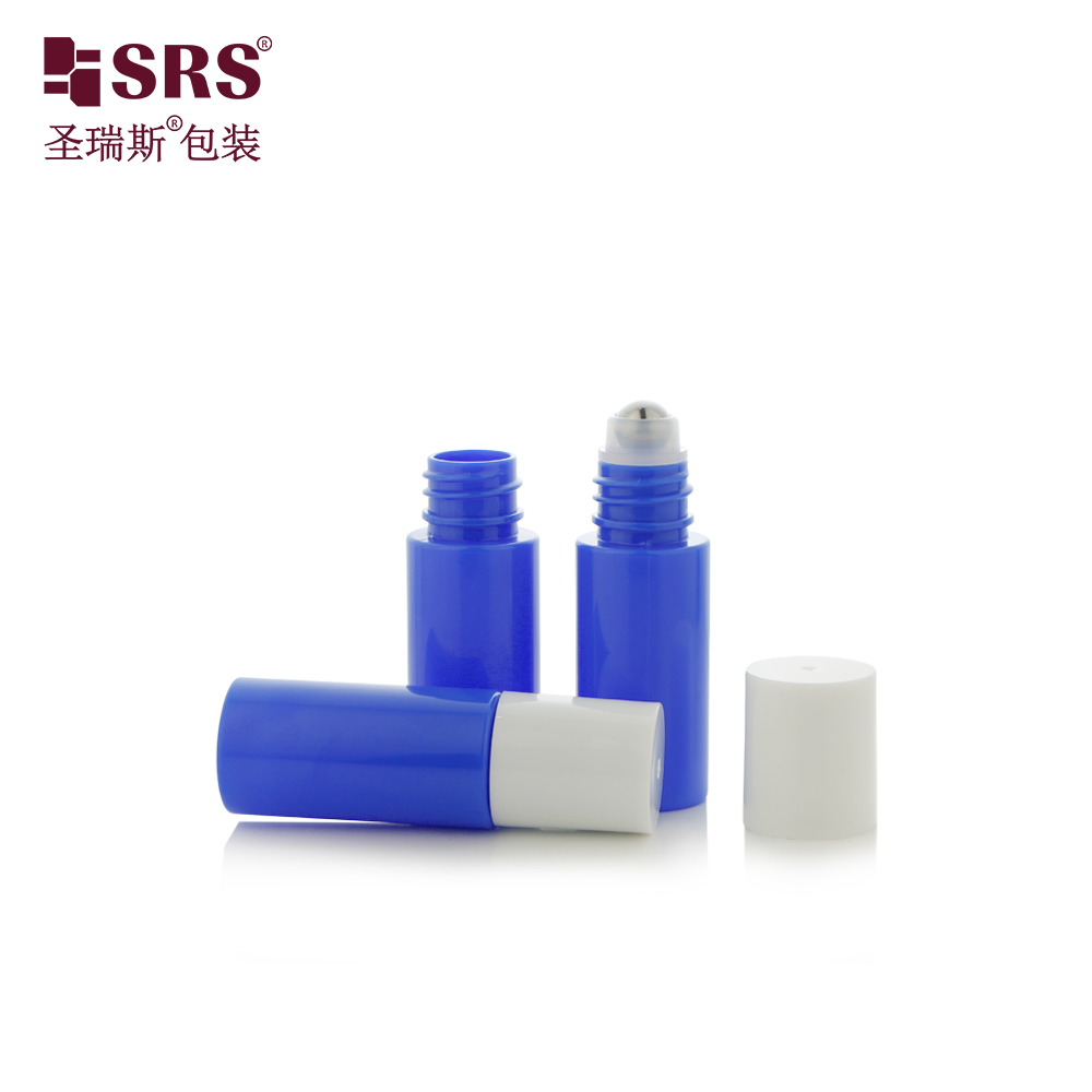 Hot Sale 15ml Durable PET Roll on Bottle Empty Perfume Oil Container 