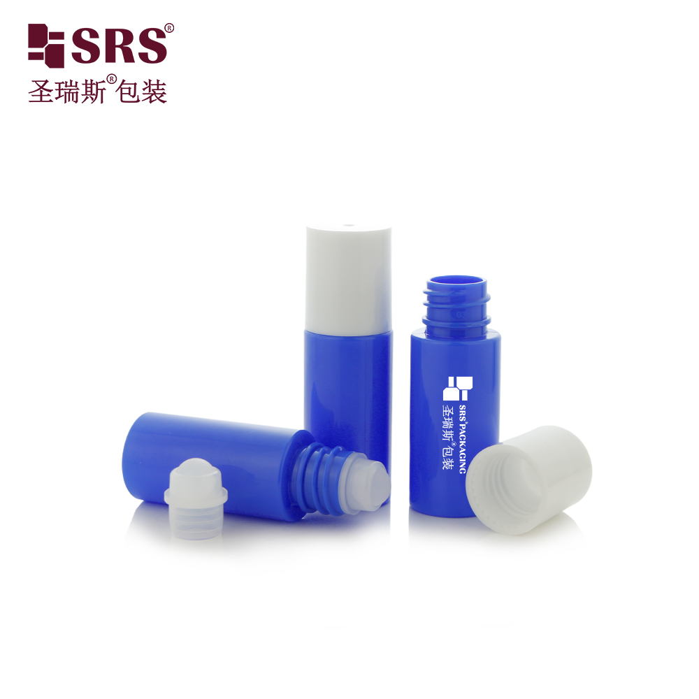 Hot Sale 15ml Durable PET Roll on Bottle Empty Perfume Oil Container 