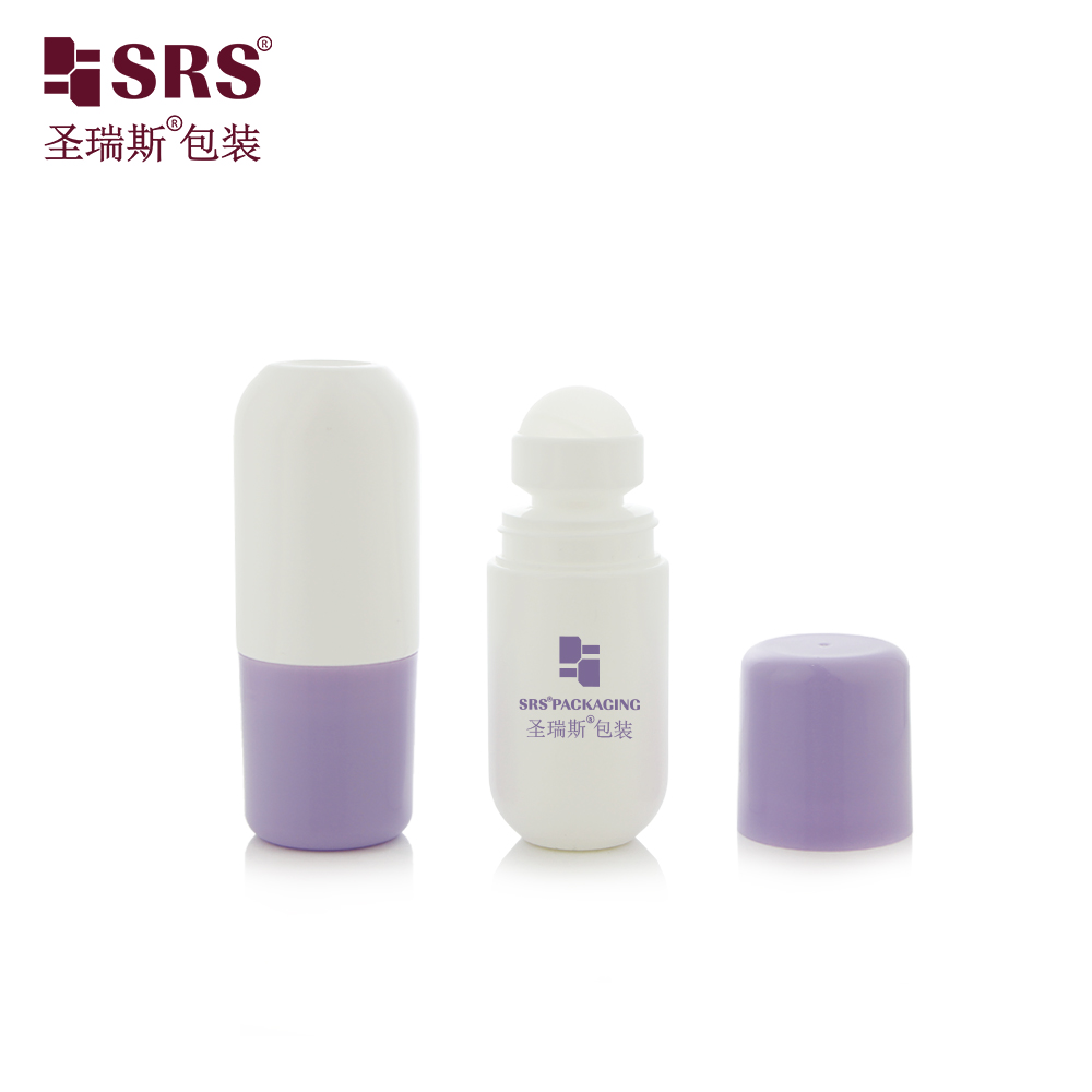 RPPA-50ml Round Bottom Cute Capsule-type PP Roller Bottle for Deodorant