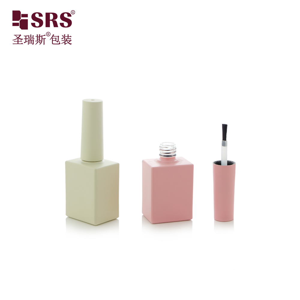 15ml Candy Color Glass Gel Polish Bottle for UV Gel Color 