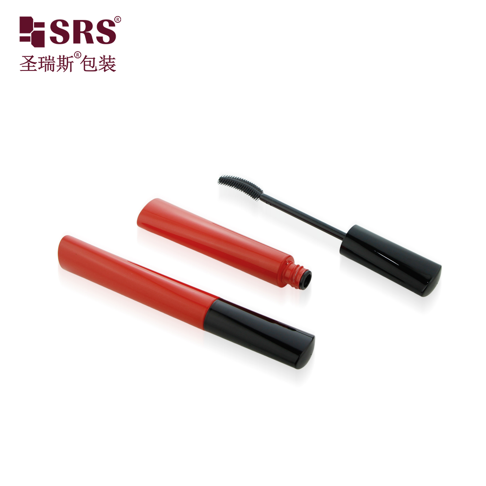 12ml Mascara Packaging False Eyelash Red Bottle Mascara Tube for Private Labe