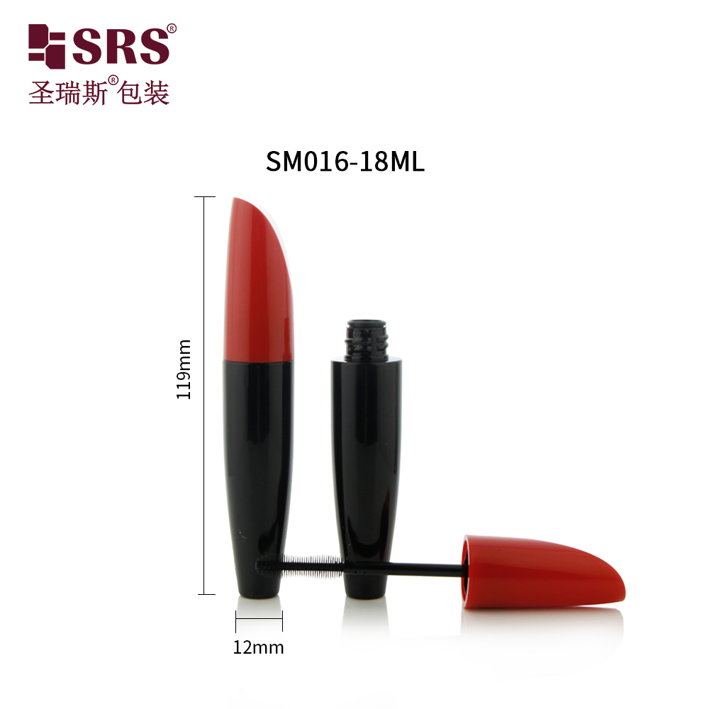 18ml Laser Silver Color Printing Eyelash Tube Plastic Bottle Packaging for Makeup Tools