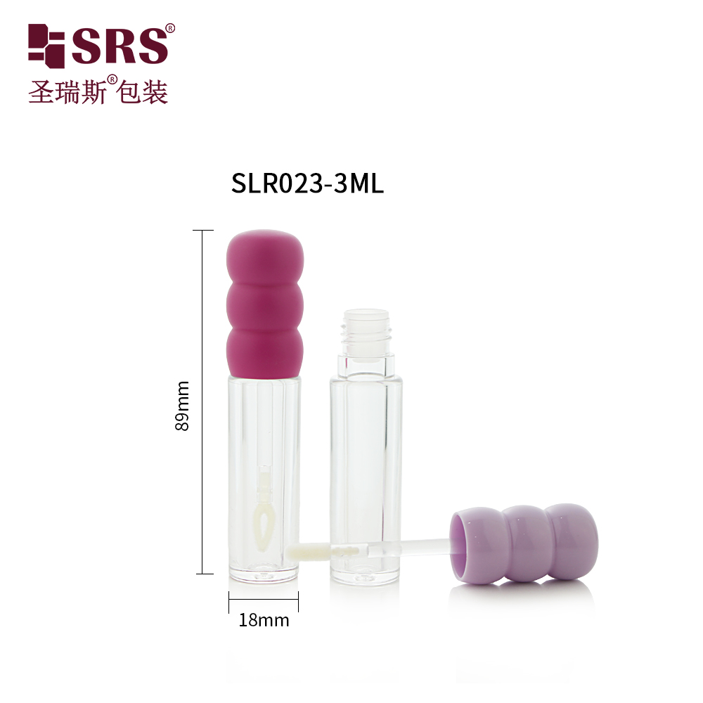 Wholesale 3ml Clear Round Empty Lip Gloss Tubes Custom Luxury High Quality Lip Gloss Tubes for Lip Gloss