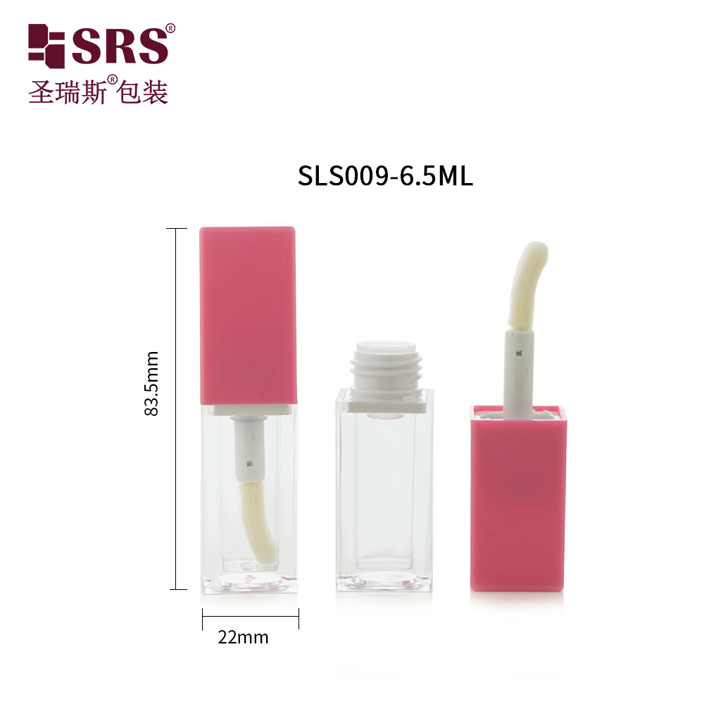 NEW Square shaped Lip Gloss Packaging Lip Glaze Container Customized Lip Gloss Bottle