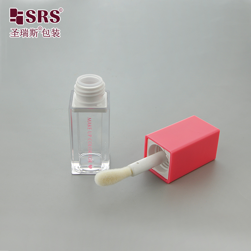 NEW Square shaped Lip Gloss Packaging Lip Glaze Container Customized Lip Gloss Bottle