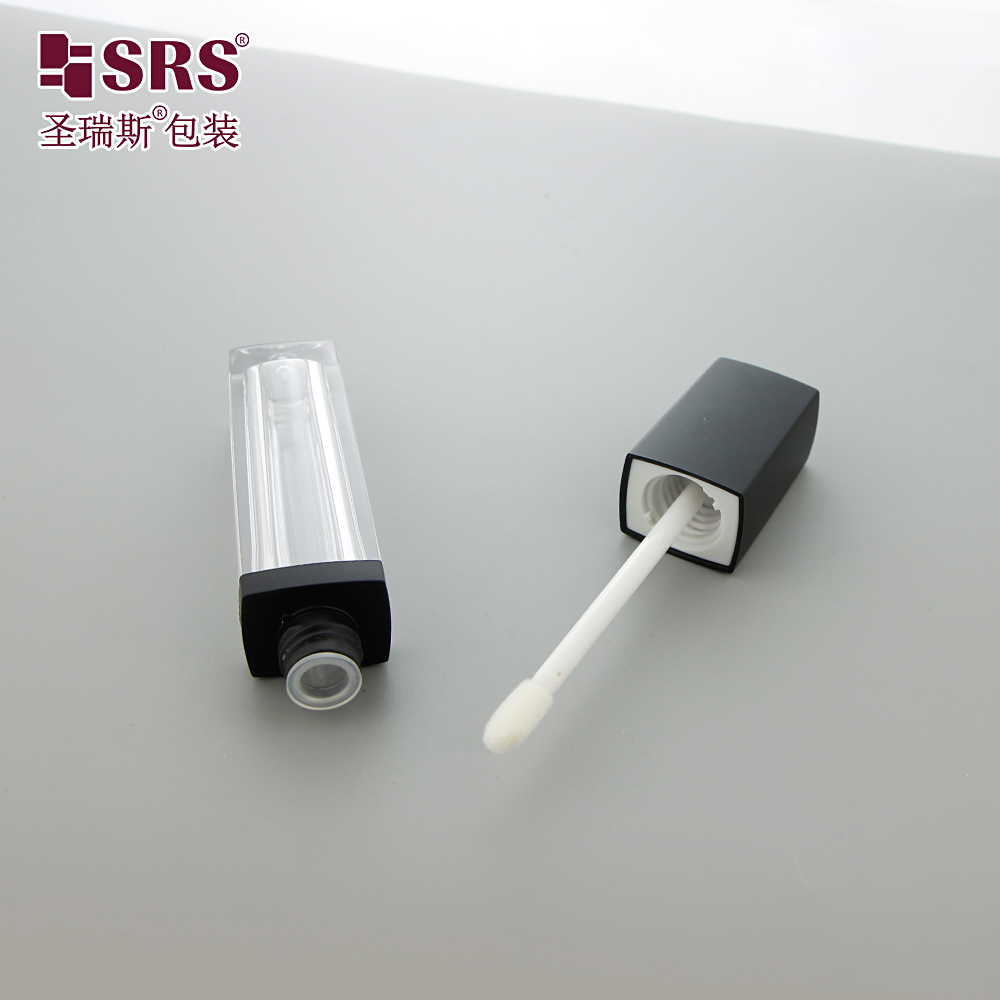 8ml Empty Beauty Packaging Transparent Lip Gloss Tube Glass Lipgloss Containers