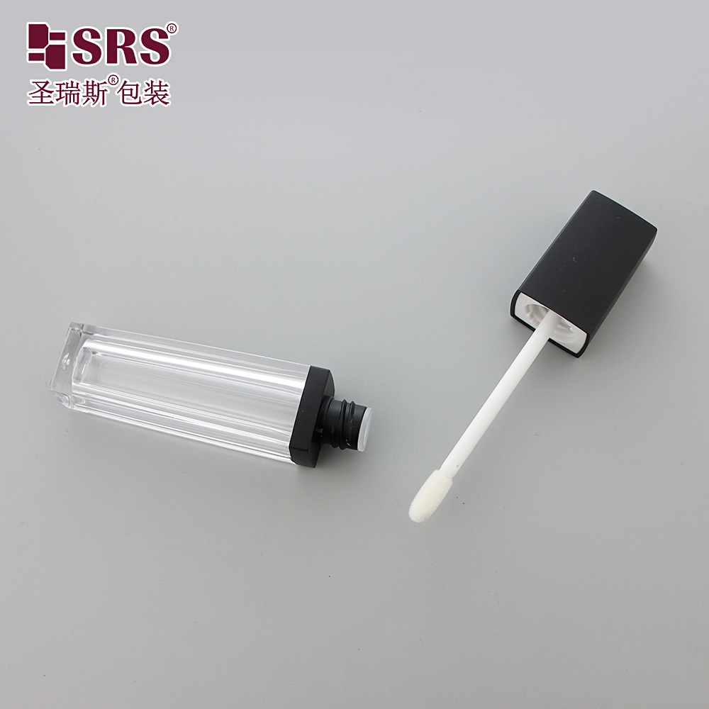 8ml Empty Beauty Packaging Transparent Lip Gloss Tube Glass Lipgloss Containers