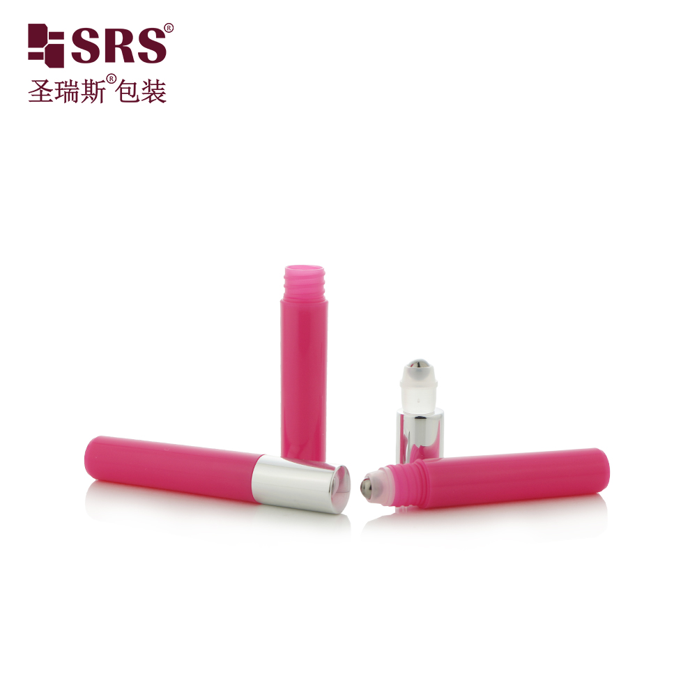 Hot Sale 7ml Green Roll On Bottle Empty PP Plastic Bottles with Roller Ball for Cosmetics