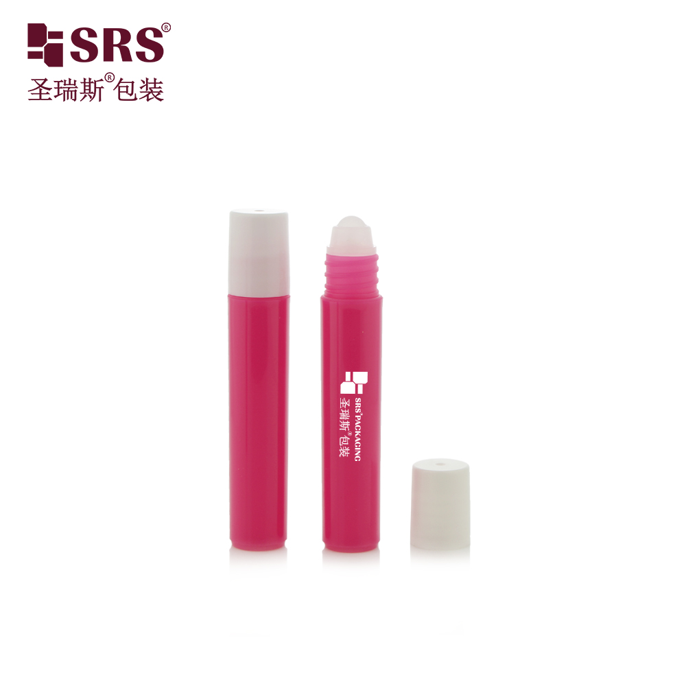 Fast Ready to Ship 7ml Empty Plastic Roll On Eye Serum Bottle Blue Green White