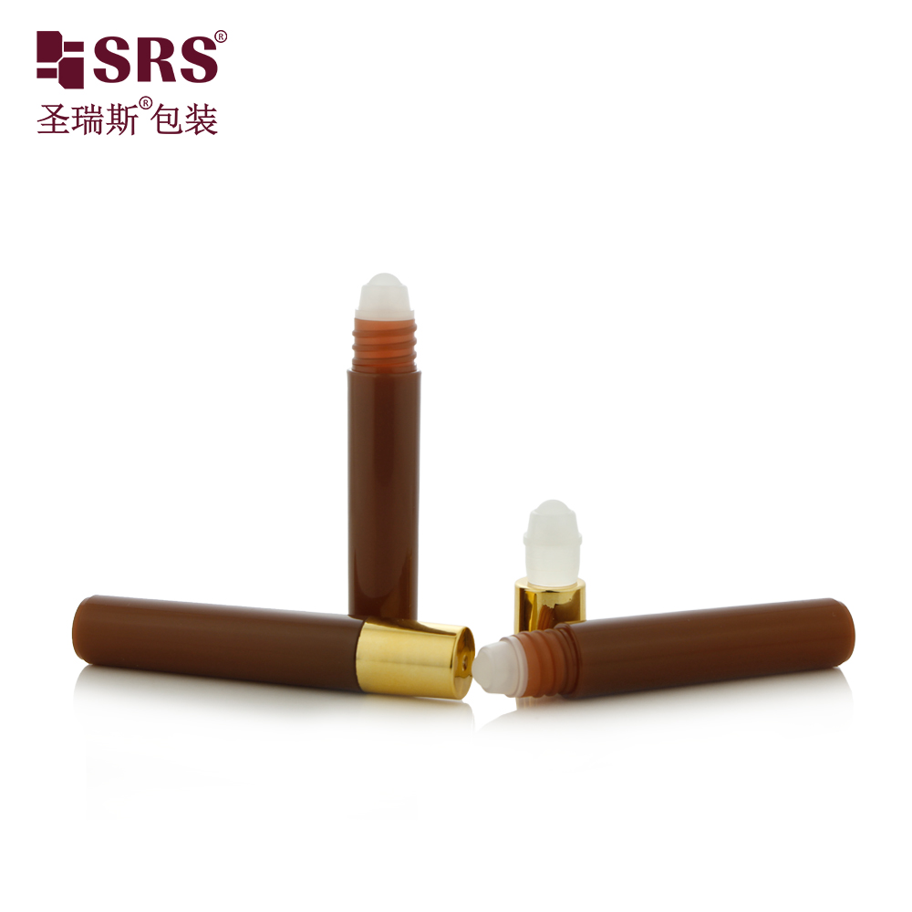 Hot Sale 7ml Green Roll On Bottle Empty PP Plastic Bottles with Roller Ball for Cosmetics