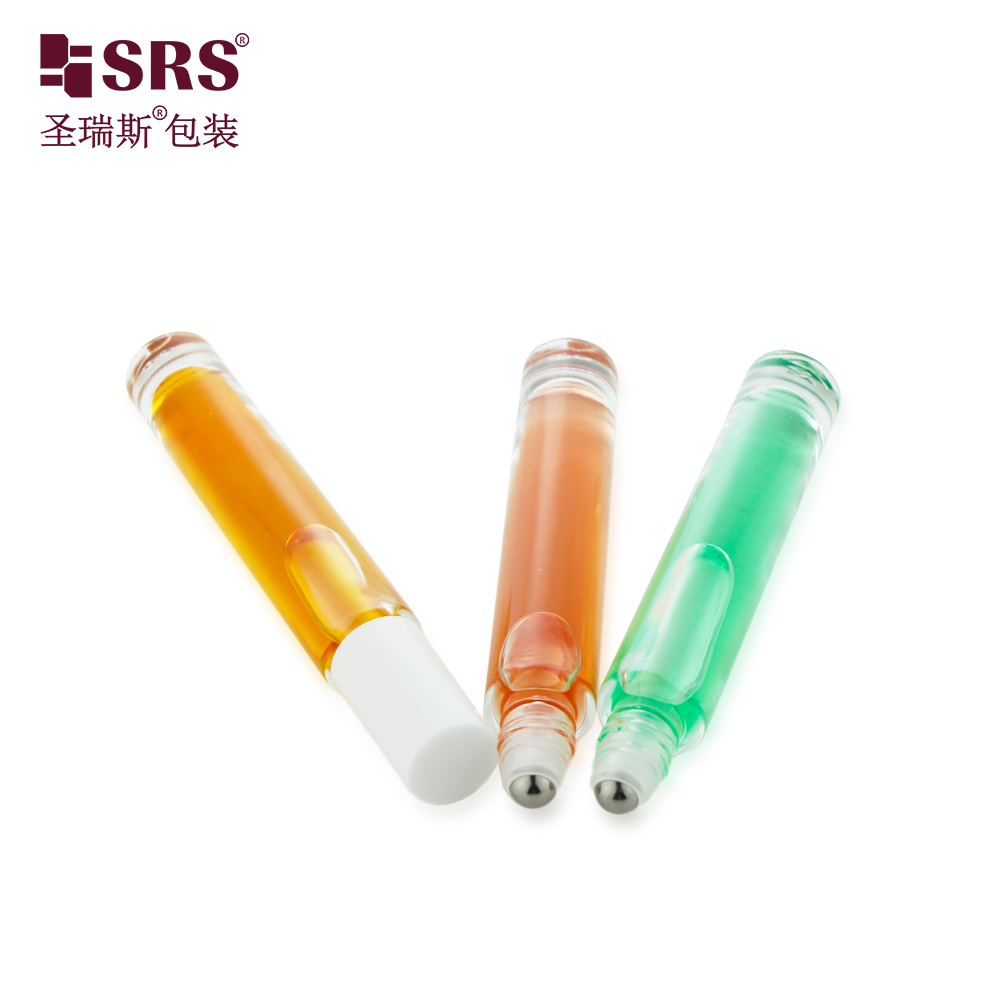 No Leakage 5ml 10ML Molded Glass Roll on Bottle for Skincare Essential Oil