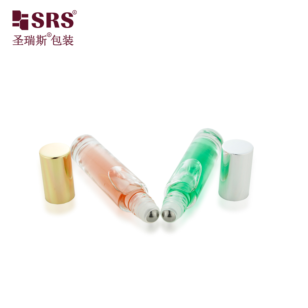 Customizable Thick Bottom Glass Roll on Bottle for Cosmetic Skincare