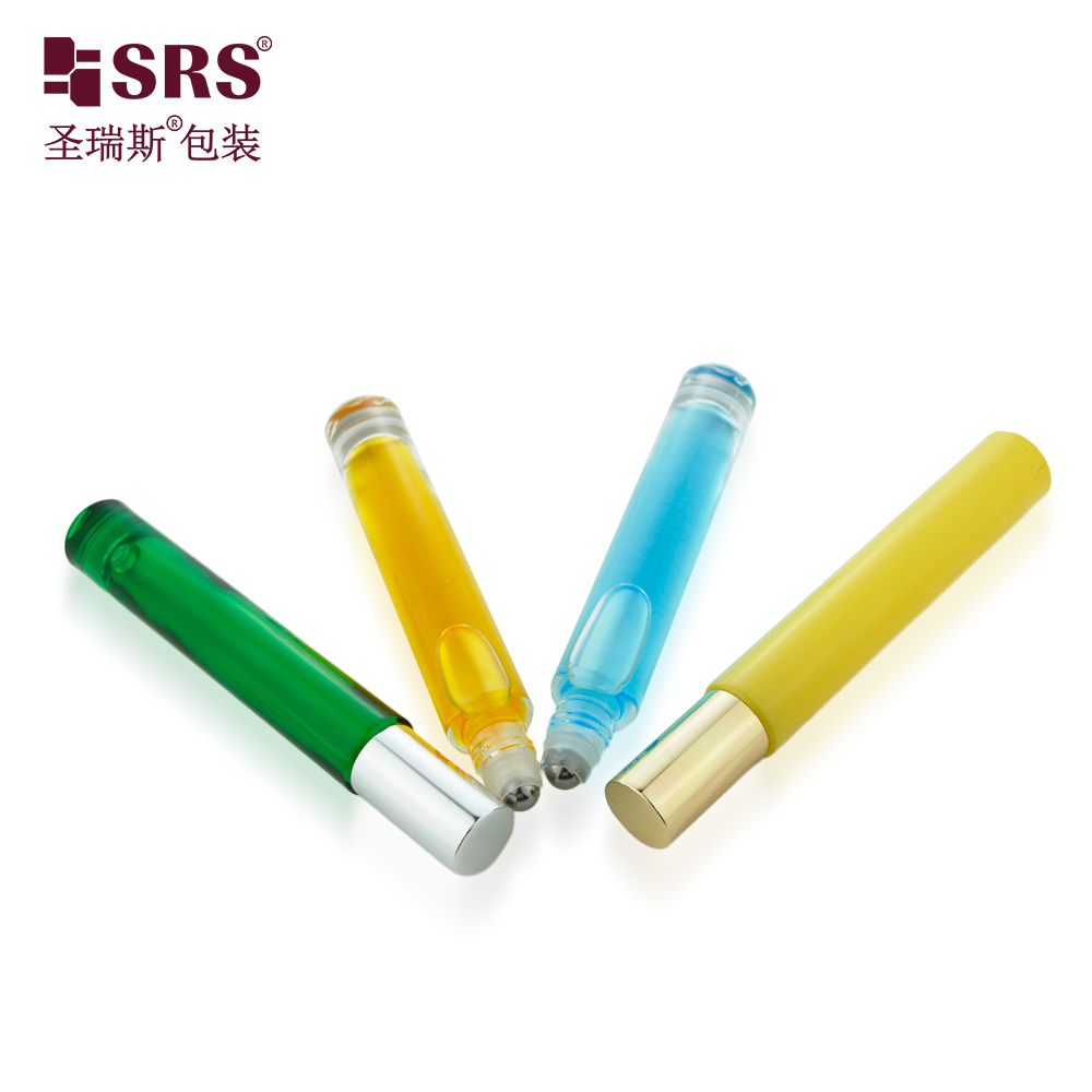 Customizable Thick Bottom Glass Roll on Bottle for Cosmetic Skincare