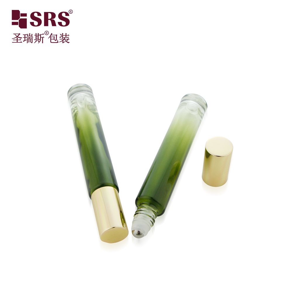 Customizable Thick Bottom Glass Roll on Bottle for Cosmetic Skincare