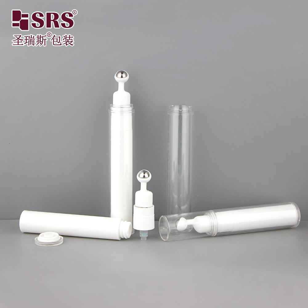 Customizable Cosmetic  Airless Roll-On Containers for Eye Cream & Skincare