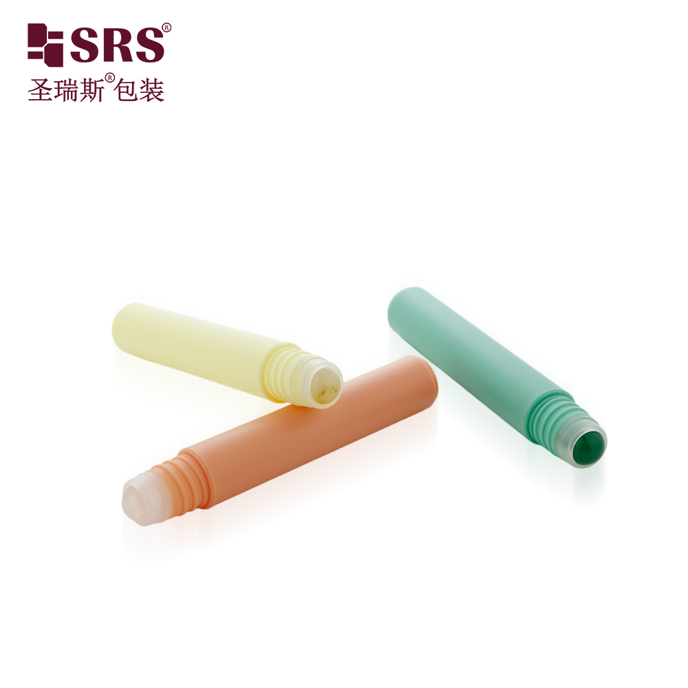 Hot Sale Skincare Serum Refreshing Lip Serum Roll on Bottle with Jade Ball 