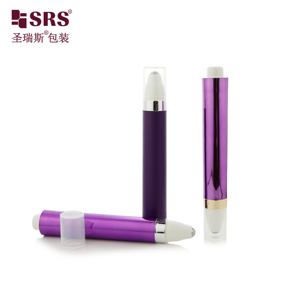 Hot Sales 15ml PP Plastic Airless Roll on Bottle Double Wall Cosmetic Packagimg