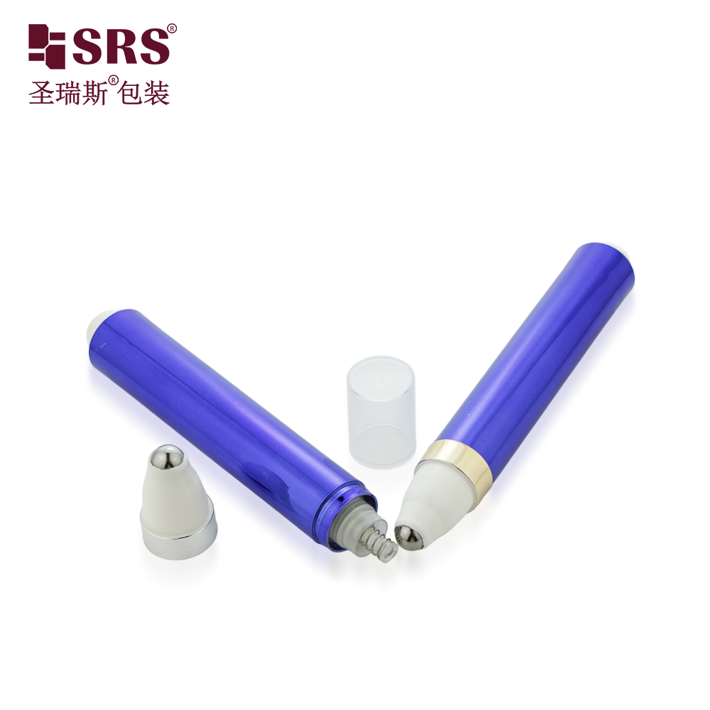 Hot Sales 15ml PP Plastic Airless Roll on Bottle Double Wall Cosmetic Packagimg