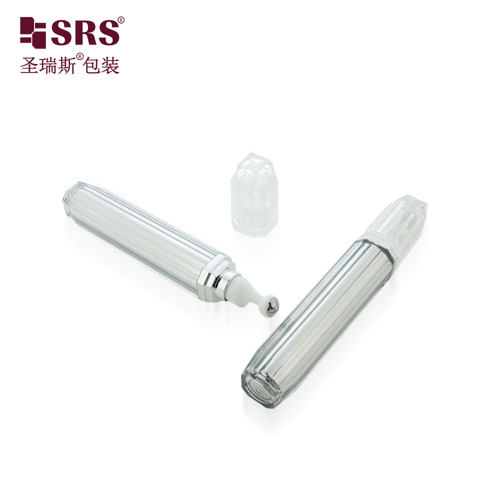 15ml 20ml Acrylic Luxury Empty Eye Serum Packaging Roller Bottle 