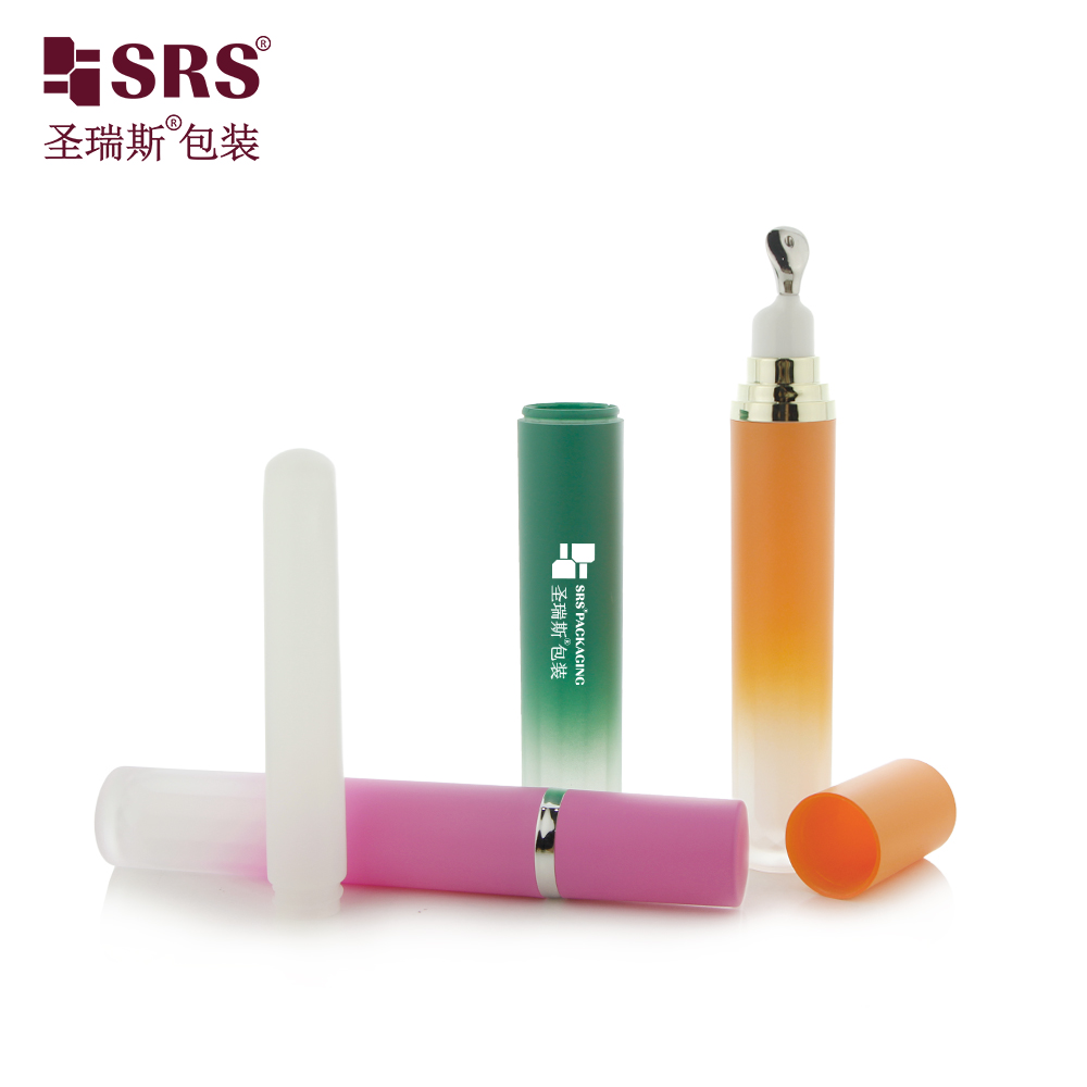 New Colors 15ml 20ml High Quality No Leakage Acrylic Press Roller Bottle for Cosmetics