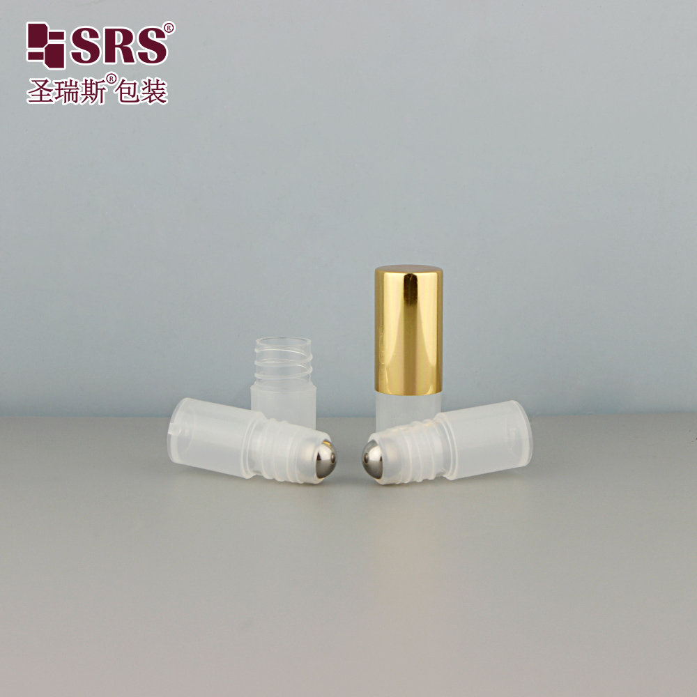 New Design 2ML Mini Cute PP Roller Bottle with Steel Ball for Skincare Serum