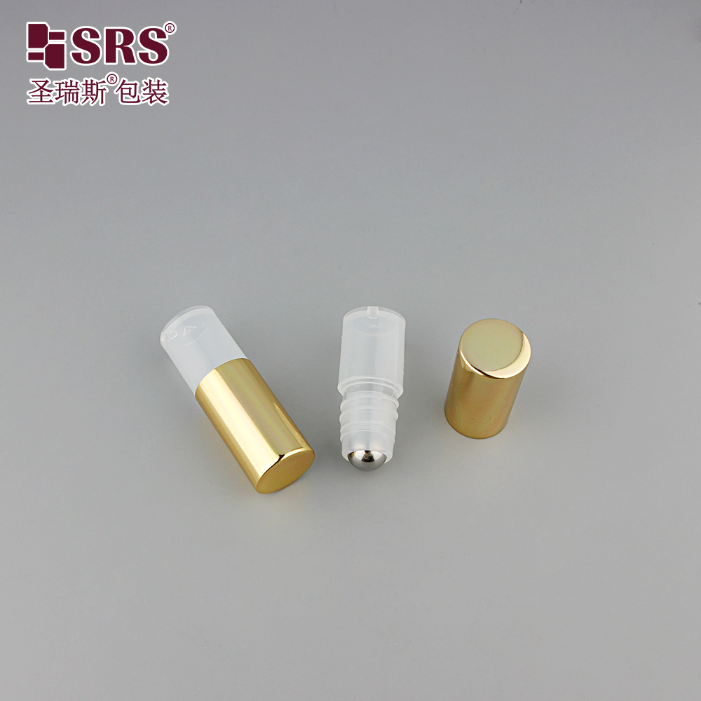 New Design 2ML Mini Cute PP Roller Bottle with Steel Ball for Skincare Serum