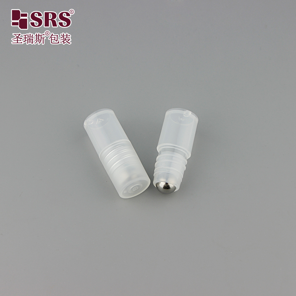 New Design 2ML Mini Cute PP Roller Bottle with Steel Ball for Skincare Serum