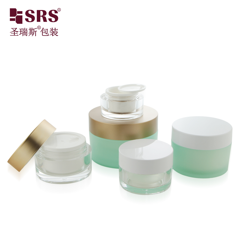 15g 30g 50g 80g 100g Empty High End Luxury Plastic Jar for Caviar Cream