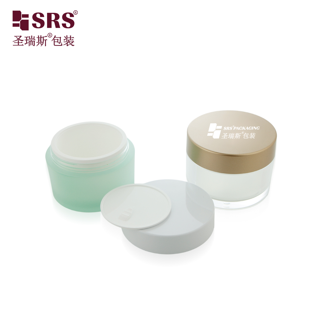 15g 30g 50g 80g 100g Empty High End Luxury Plastic Jar for Caviar Cream