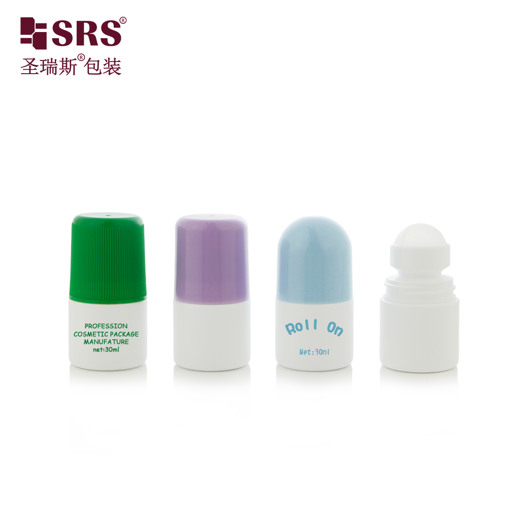 New Product Empty Personal Care Cleaning Beauty Packaging 30ml Roller Ball Roll on Bottle 