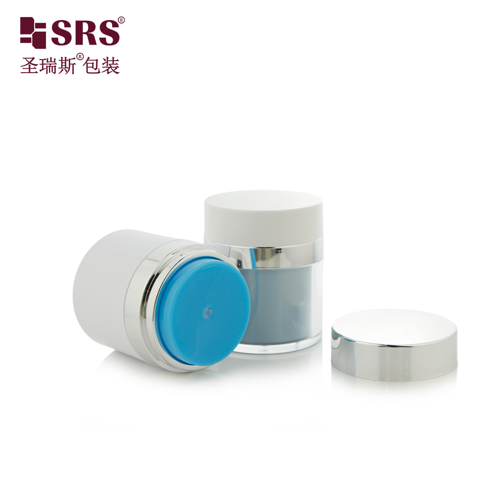 15g 30g 50g Replaceable Acrylic Airless Cosmetics Cream Skincare Gel Jar