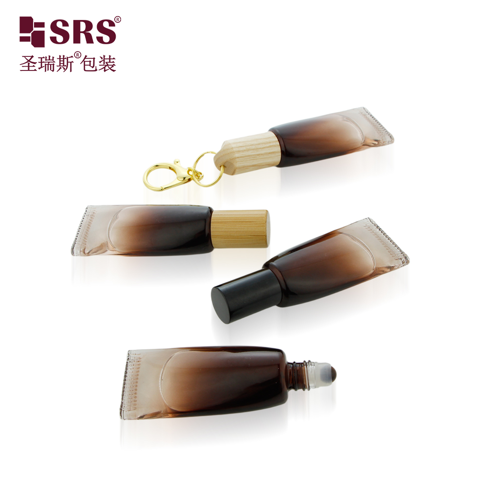 Tube Shapes Glass Roll on Bottle 10ml Glass Roll on Bottle with Different Type Cap