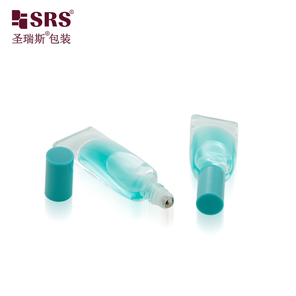 Tube Shapes Glass Roll on Bottle 10ml Glass Roll on Bottle with Different Type Cap