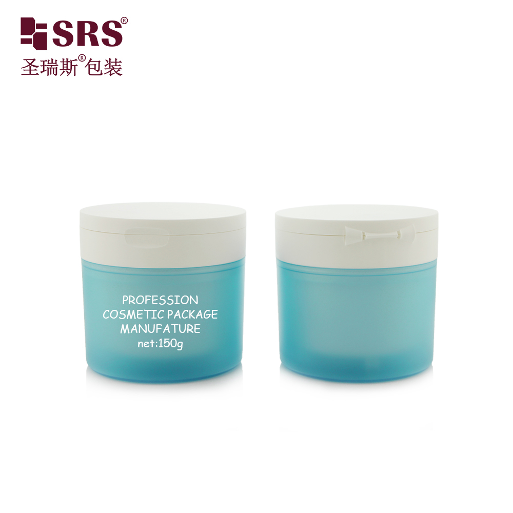 Hair Mask Cleansing Balm Custom Color Printing Eco-friendly PP Double Wall Jar 
